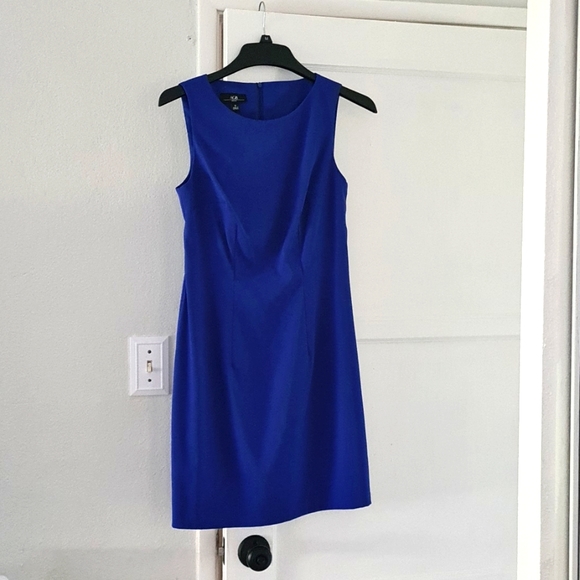 Blue business casual dress. 💙 - Picture 1 of 4